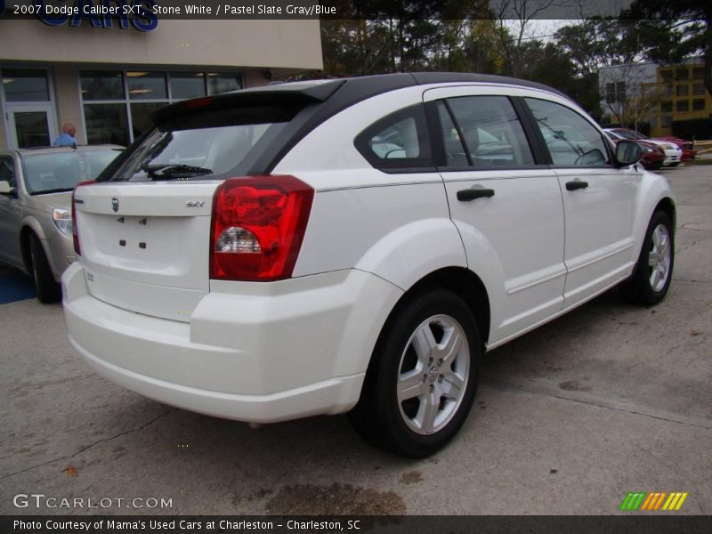Stone White / Pastel Slate Gray/Blue 2007 Dodge Caliber SXT