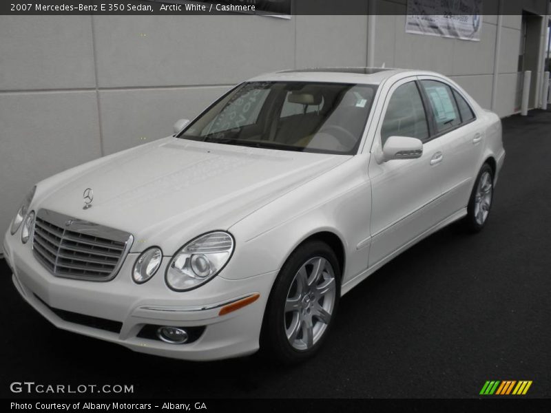 Arctic White / Cashmere 2007 Mercedes-Benz E 350 Sedan