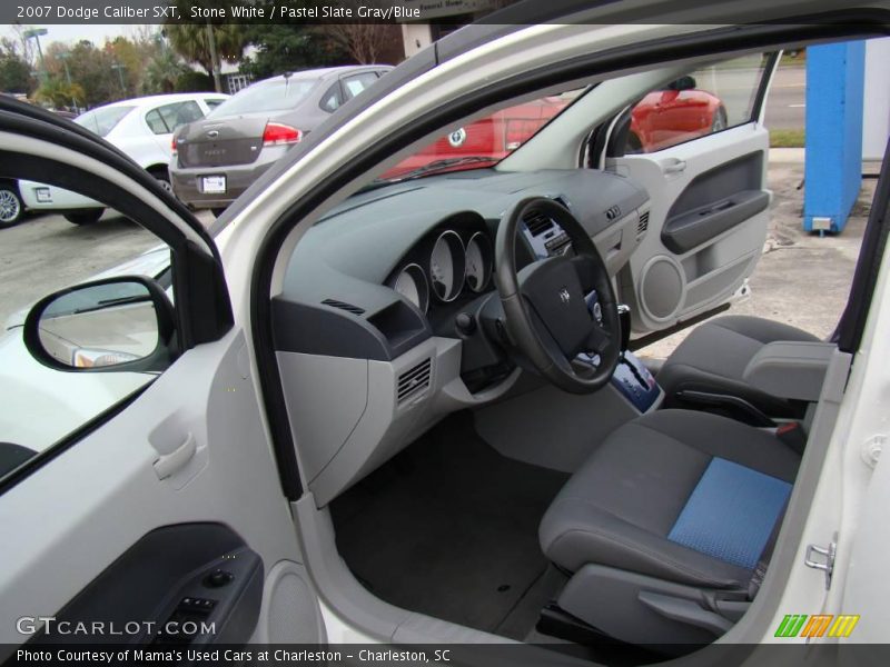 Stone White / Pastel Slate Gray/Blue 2007 Dodge Caliber SXT