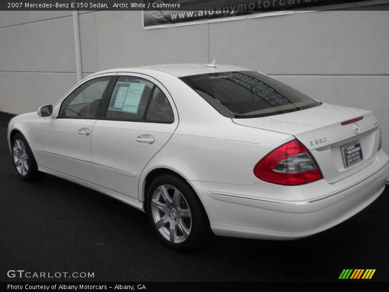 Arctic White / Cashmere 2007 Mercedes-Benz E 350 Sedan