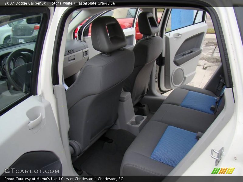 Stone White / Pastel Slate Gray/Blue 2007 Dodge Caliber SXT