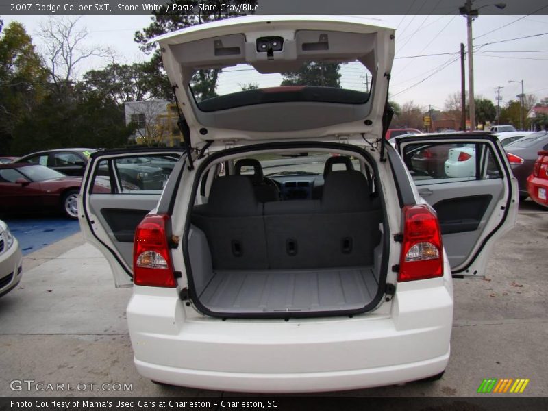 Stone White / Pastel Slate Gray/Blue 2007 Dodge Caliber SXT