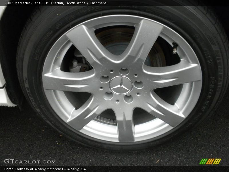 Arctic White / Cashmere 2007 Mercedes-Benz E 350 Sedan