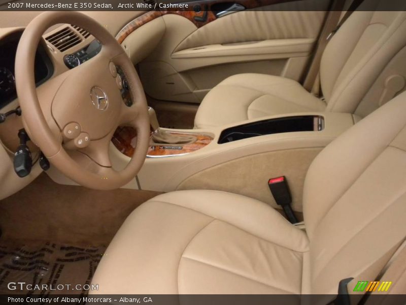 Arctic White / Cashmere 2007 Mercedes-Benz E 350 Sedan