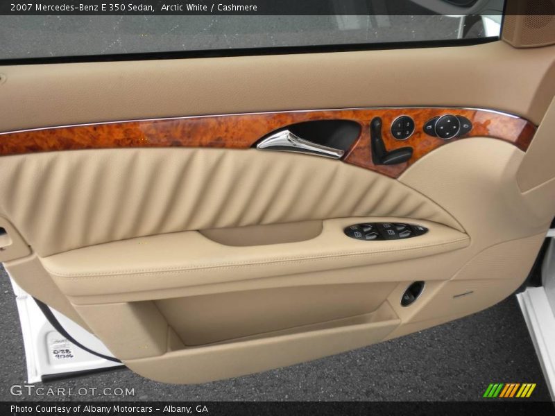 Arctic White / Cashmere 2007 Mercedes-Benz E 350 Sedan
