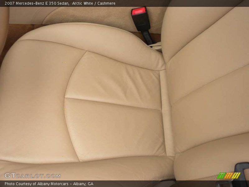 Arctic White / Cashmere 2007 Mercedes-Benz E 350 Sedan