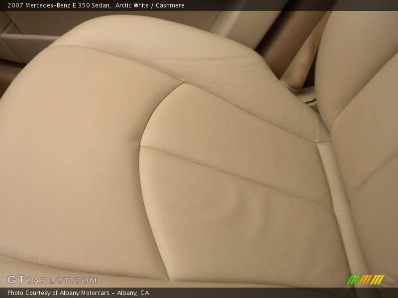 Arctic White / Cashmere 2007 Mercedes-Benz E 350 Sedan