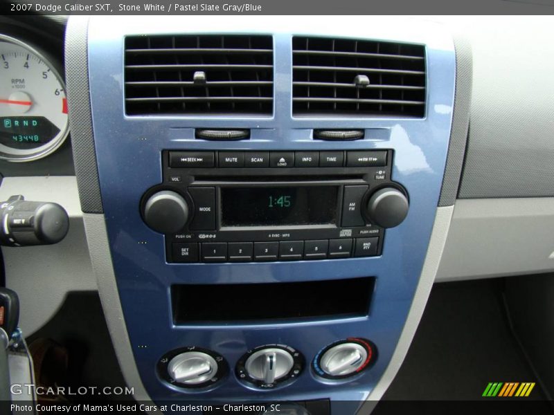 Stone White / Pastel Slate Gray/Blue 2007 Dodge Caliber SXT