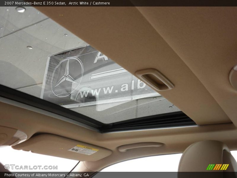 Arctic White / Cashmere 2007 Mercedes-Benz E 350 Sedan