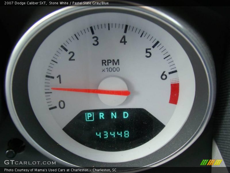 Stone White / Pastel Slate Gray/Blue 2007 Dodge Caliber SXT