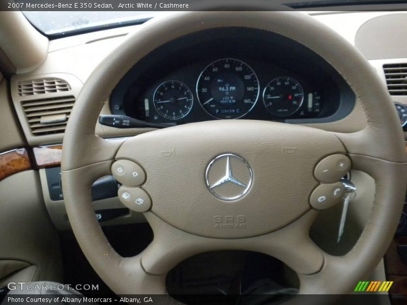 Arctic White / Cashmere 2007 Mercedes-Benz E 350 Sedan