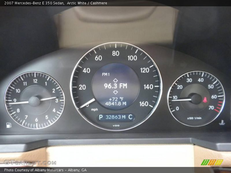 Arctic White / Cashmere 2007 Mercedes-Benz E 350 Sedan