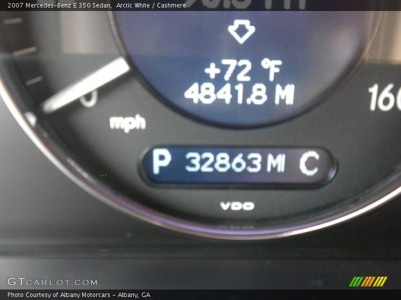Arctic White / Cashmere 2007 Mercedes-Benz E 350 Sedan