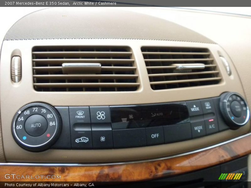 Arctic White / Cashmere 2007 Mercedes-Benz E 350 Sedan
