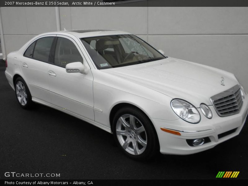 Arctic White / Cashmere 2007 Mercedes-Benz E 350 Sedan