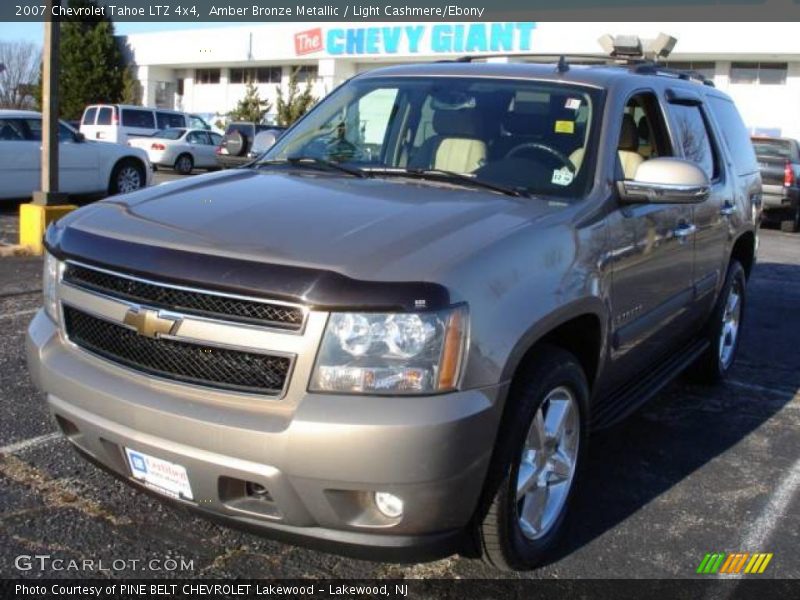 Amber Bronze Metallic / Light Cashmere/Ebony 2007 Chevrolet Tahoe LTZ 4x4