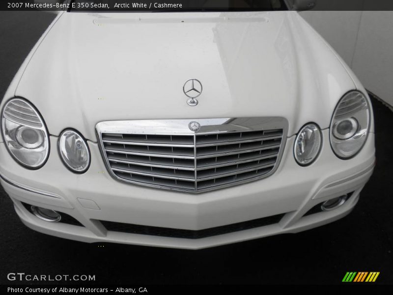 Arctic White / Cashmere 2007 Mercedes-Benz E 350 Sedan