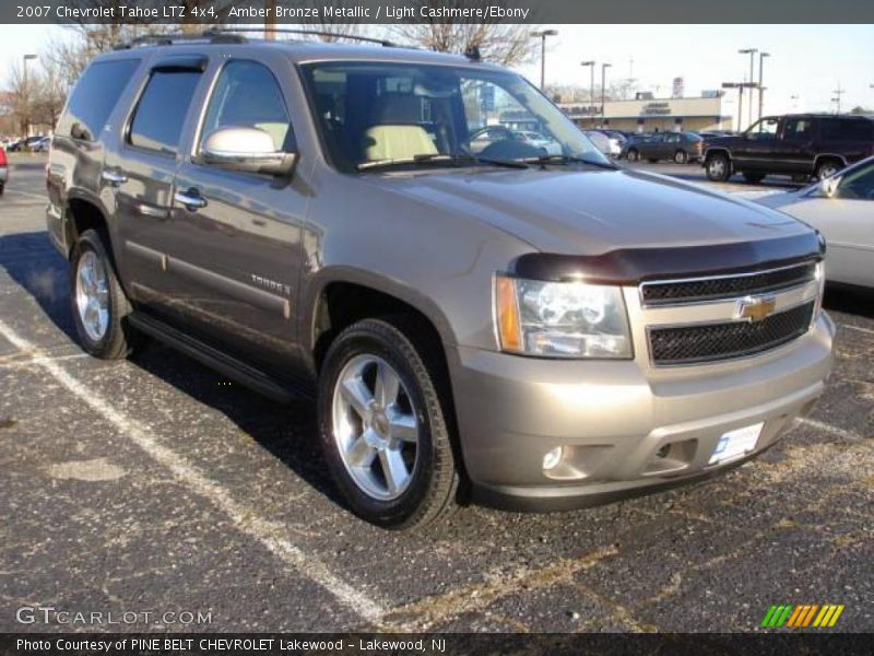 Amber Bronze Metallic / Light Cashmere/Ebony 2007 Chevrolet Tahoe LTZ 4x4