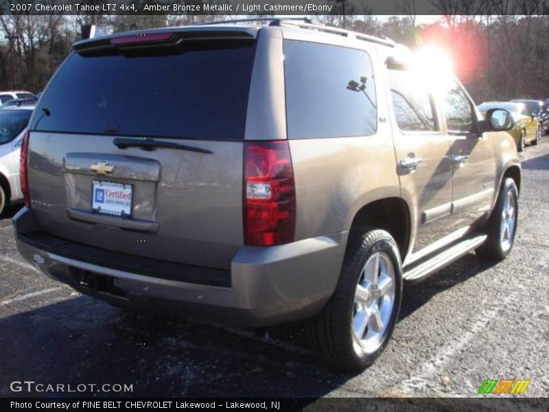 Amber Bronze Metallic / Light Cashmere/Ebony 2007 Chevrolet Tahoe LTZ 4x4