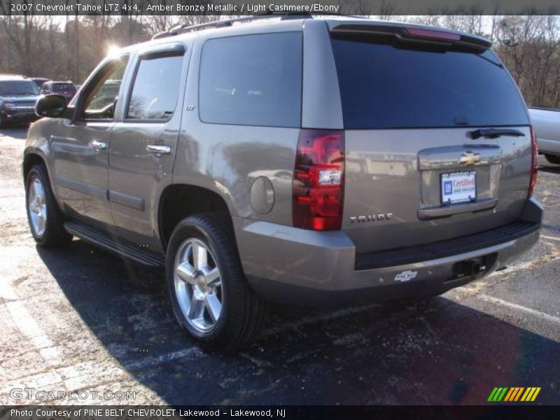 Amber Bronze Metallic / Light Cashmere/Ebony 2007 Chevrolet Tahoe LTZ 4x4
