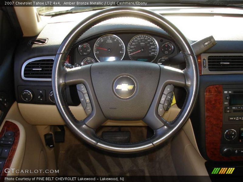 Amber Bronze Metallic / Light Cashmere/Ebony 2007 Chevrolet Tahoe LTZ 4x4