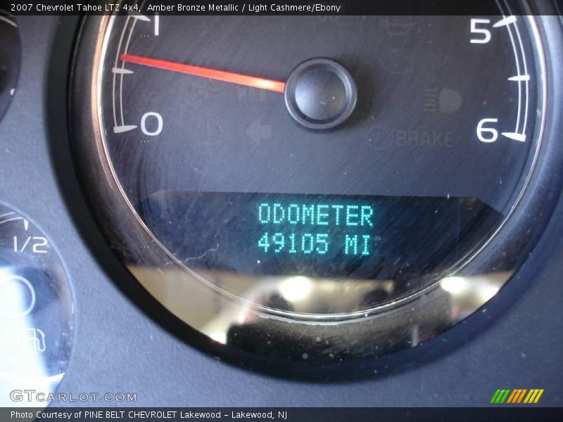 Amber Bronze Metallic / Light Cashmere/Ebony 2007 Chevrolet Tahoe LTZ 4x4
