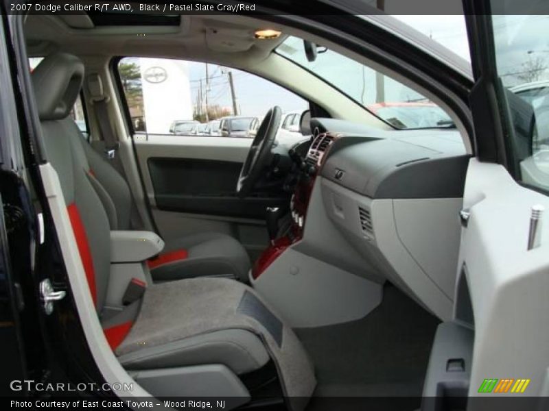 Black / Pastel Slate Gray/Red 2007 Dodge Caliber R/T AWD