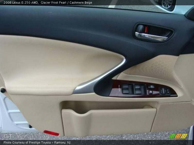 Glacier Frost Pearl / Cashmere Beige 2008 Lexus IS 250 AWD