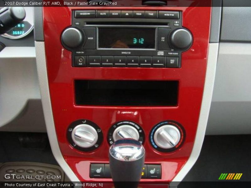 Black / Pastel Slate Gray/Red 2007 Dodge Caliber R/T AWD