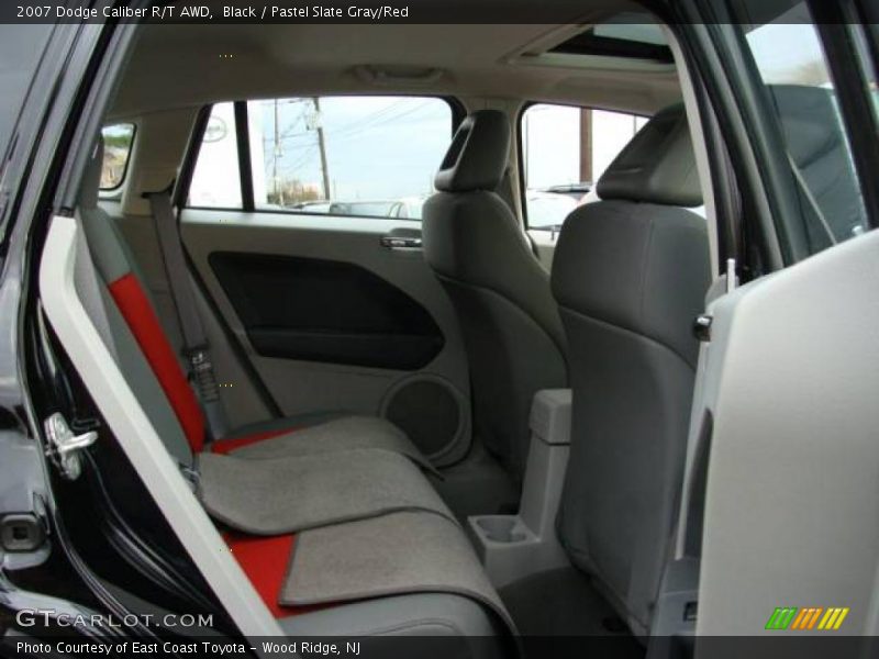 Black / Pastel Slate Gray/Red 2007 Dodge Caliber R/T AWD