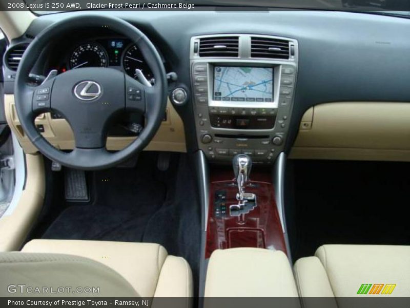 Glacier Frost Pearl / Cashmere Beige 2008 Lexus IS 250 AWD