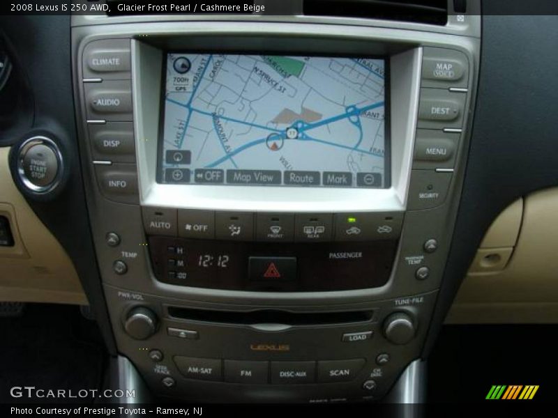 Glacier Frost Pearl / Cashmere Beige 2008 Lexus IS 250 AWD