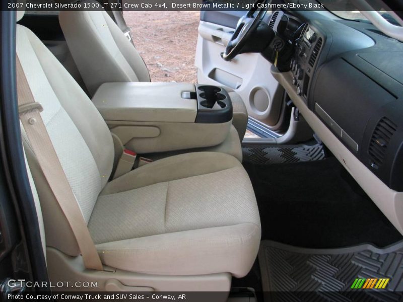 Desert Brown Metallic / Light Cashmere/Ebony Black 2007 Chevrolet Silverado 1500 LT Z71 Crew Cab 4x4