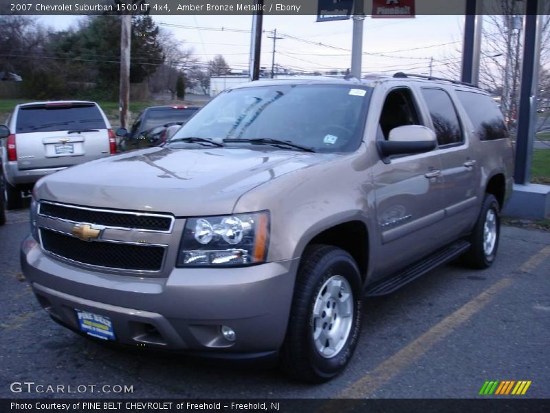 Amber Bronze Metallic / Ebony 2007 Chevrolet Suburban 1500 LT 4x4