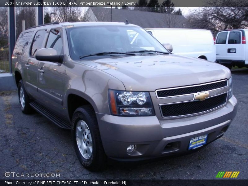 Amber Bronze Metallic / Ebony 2007 Chevrolet Suburban 1500 LT 4x4