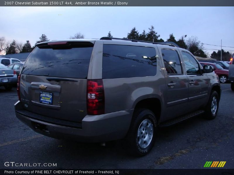 Amber Bronze Metallic / Ebony 2007 Chevrolet Suburban 1500 LT 4x4