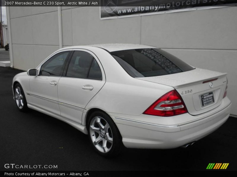 Arctic White / Ash 2007 Mercedes-Benz C 230 Sport
