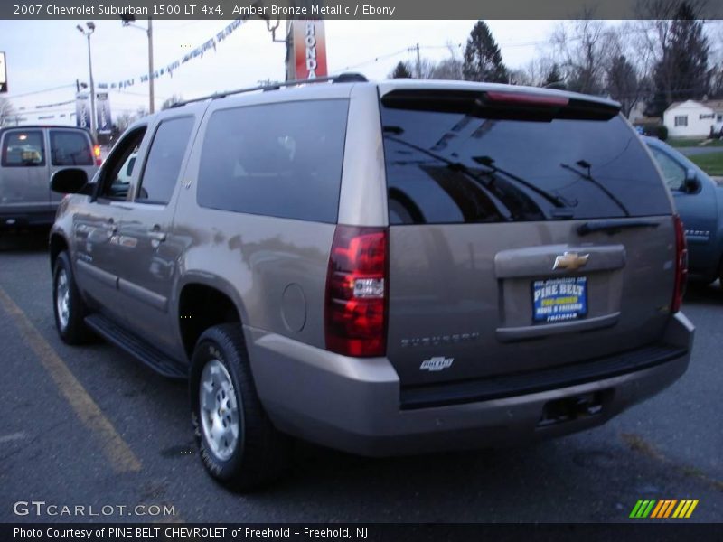 Amber Bronze Metallic / Ebony 2007 Chevrolet Suburban 1500 LT 4x4