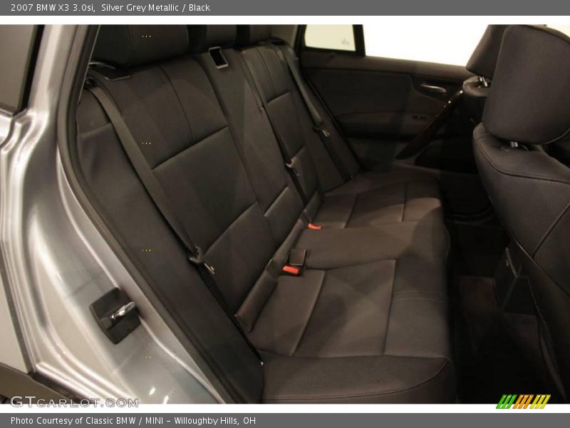 Silver Grey Metallic / Black 2007 BMW X3 3.0si