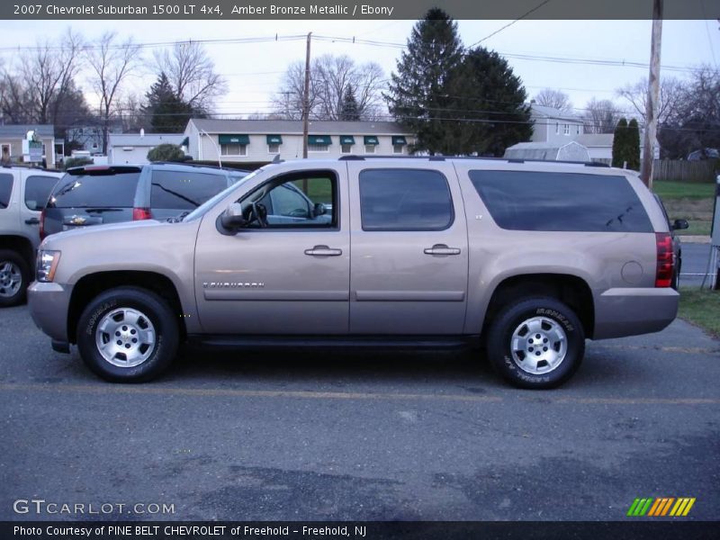 Amber Bronze Metallic / Ebony 2007 Chevrolet Suburban 1500 LT 4x4