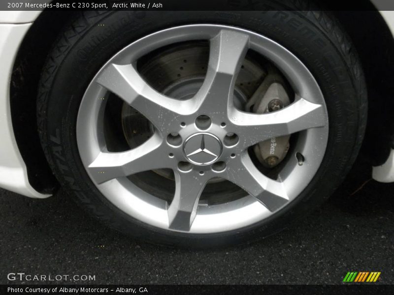 Arctic White / Ash 2007 Mercedes-Benz C 230 Sport