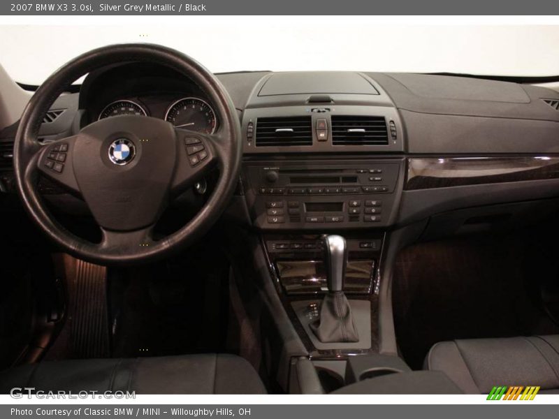 Silver Grey Metallic / Black 2007 BMW X3 3.0si