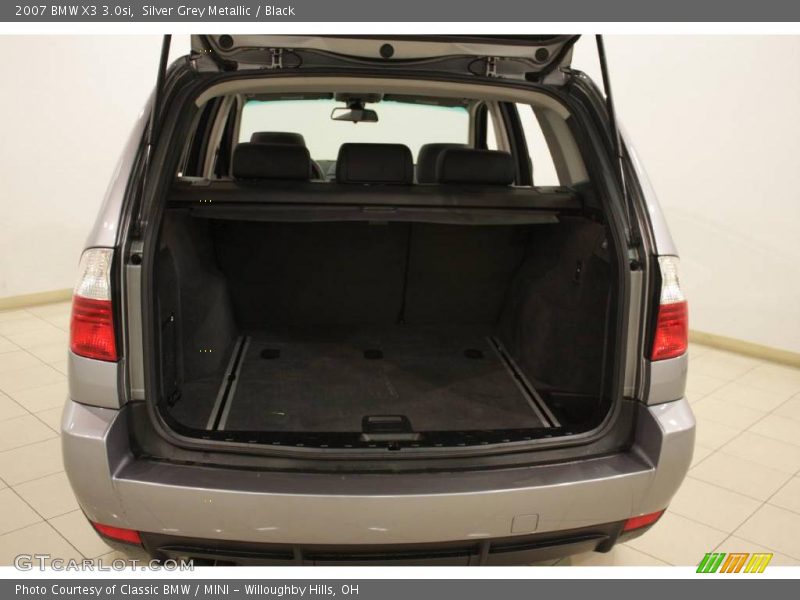 Silver Grey Metallic / Black 2007 BMW X3 3.0si