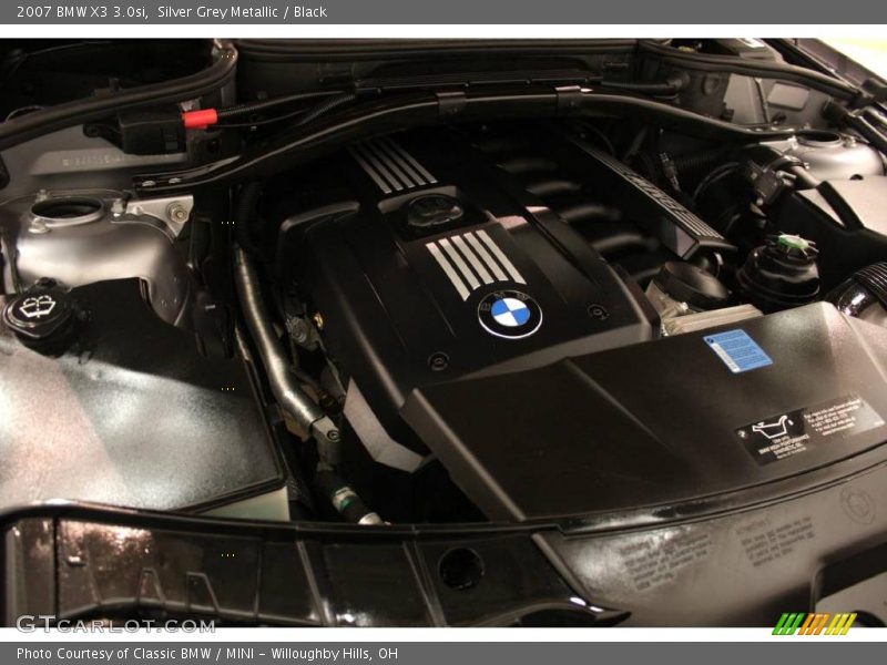 Silver Grey Metallic / Black 2007 BMW X3 3.0si