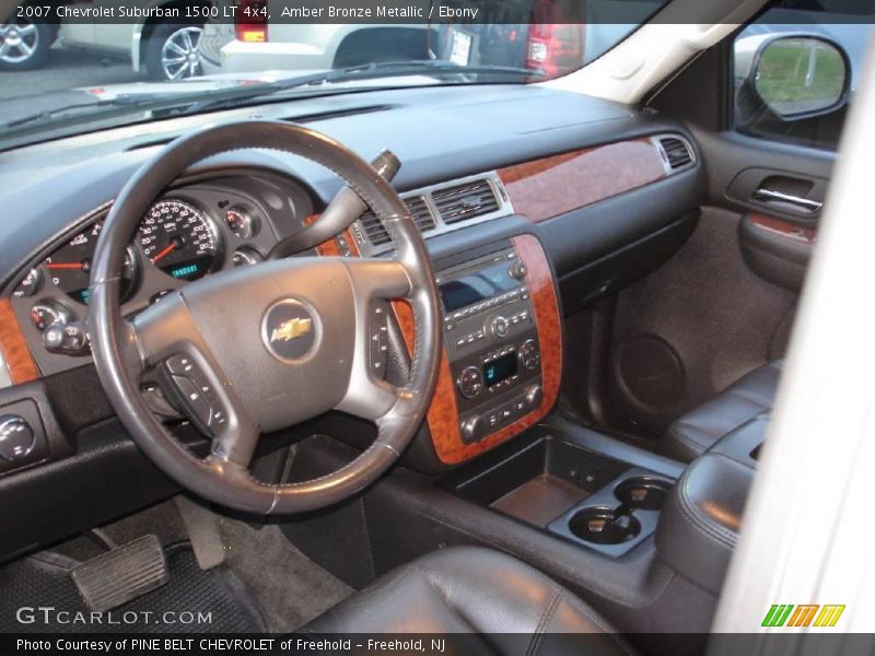 Amber Bronze Metallic / Ebony 2007 Chevrolet Suburban 1500 LT 4x4