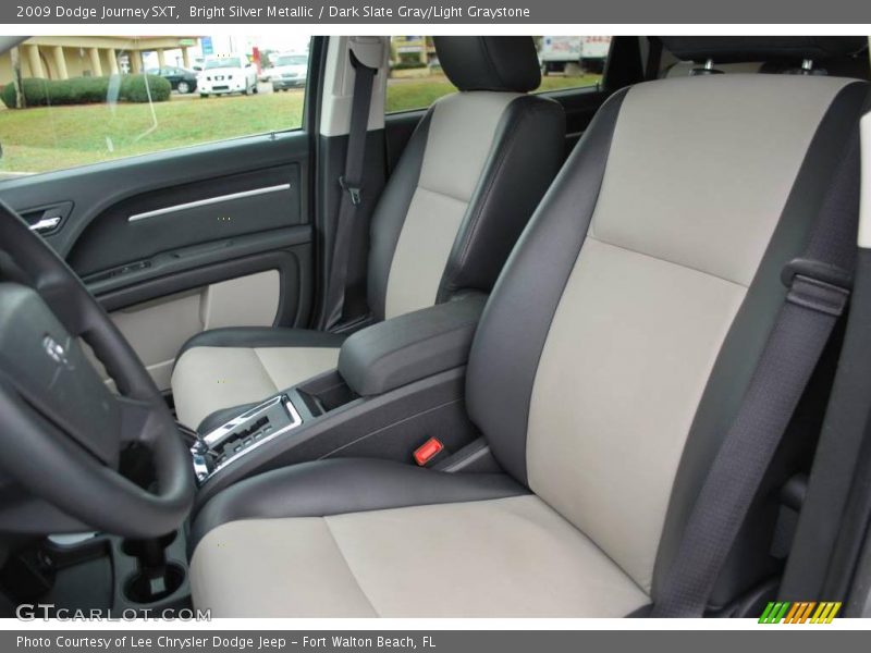 Bright Silver Metallic / Dark Slate Gray/Light Graystone 2009 Dodge Journey SXT