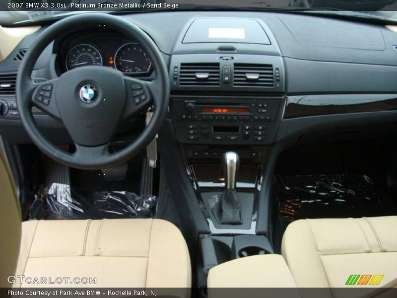 Platinum Bronze Metallic / Sand Beige 2007 BMW X3 3.0si