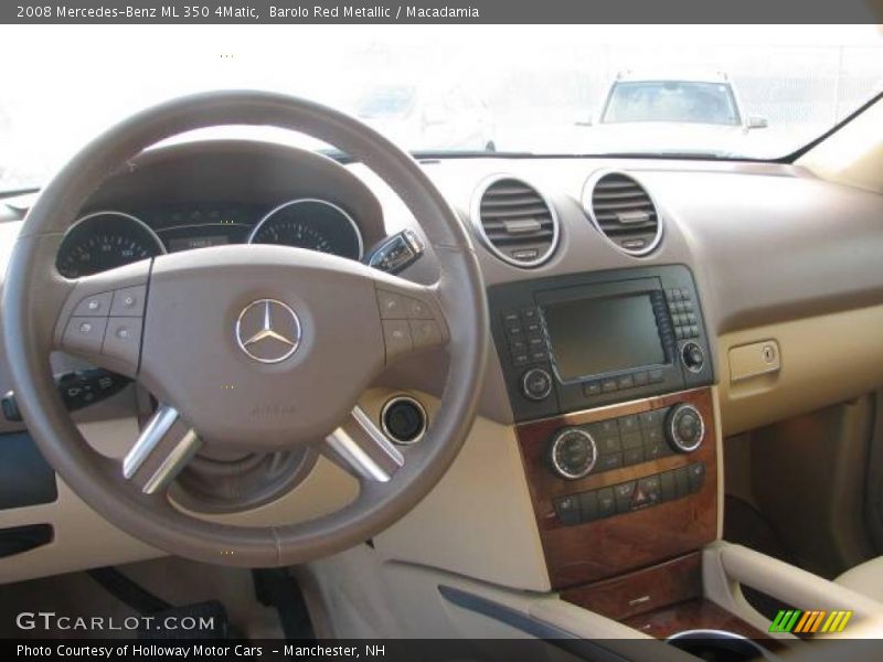 Barolo Red Metallic / Macadamia 2008 Mercedes-Benz ML 350 4Matic