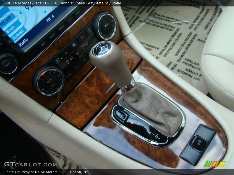 Steel Grey Metallic / Stone 2008 Mercedes-Benz CLK 350 Cabriolet