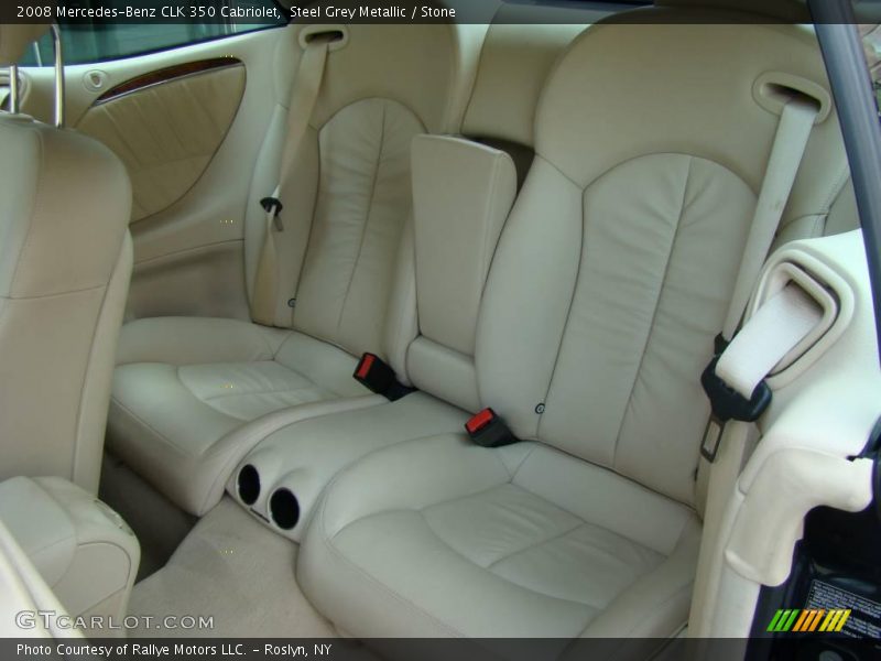 Steel Grey Metallic / Stone 2008 Mercedes-Benz CLK 350 Cabriolet